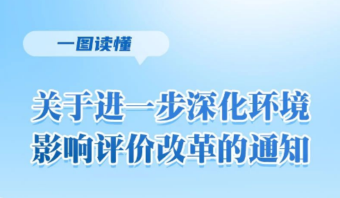 一圖讀懂 | 《關(guān)于進(jìn)一步深化環(huán)境影響評(píng)價(jià)改革的通知》